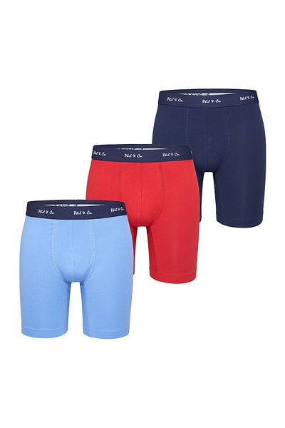 Phil & Co. Berlin Lange Boxershorts aus Jersey im Retro-Stil
