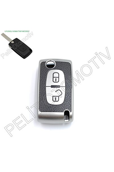 PELİTOTOMOTİV Κάλυμμα κλειδιού Peugeot 107 206 207 307 308 Partner Superluxur...