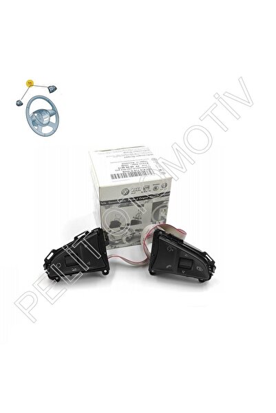 PELİTOTOMOTİV Skoda Superb Direksiyon Tuş Takımı 5E0919719G (2014-2015)