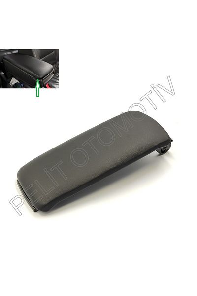 PELİTOTOMOTİV Armrest Cover for Audi A6 (2002-2005) (black Leather) 4b0864245