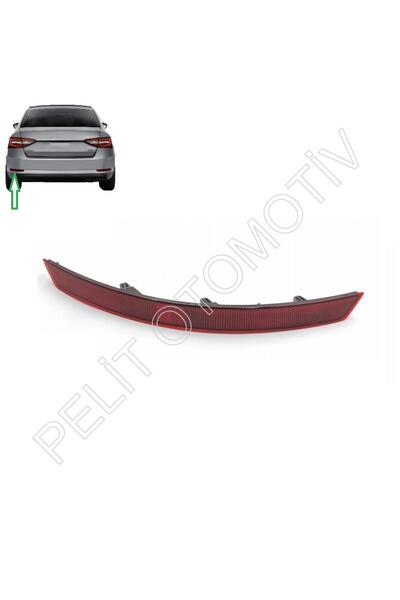 PELİTOTOMOTİV Superb Sol Arka Tampon Reflektörü 3v5945105 (2016-2023)