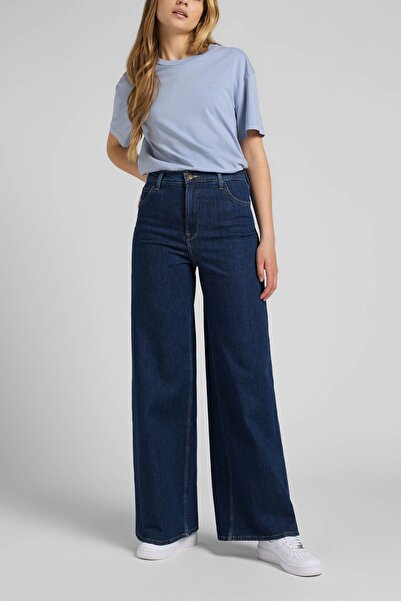 Lee Drew Fit Çok Yüksek Bel Geniş Paça Esnek Jean Kot Pantolon