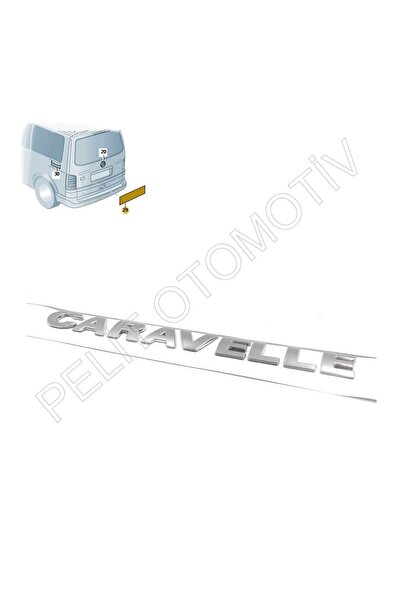 PELİTOTOMOTİV غطاء صندوق السيارة فولكس فاجن كارافيللا حروف 7 ساعة9853687 (200...