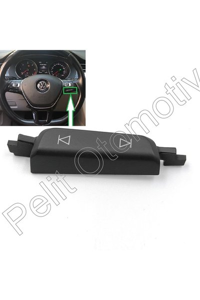 PELİTOTOMOTİV Passat B8 Direksiyon Radyo Değiştirme Tuşu Düğmesi