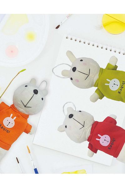 Kağıt Gemi Dükkan Red Rabbit Fabric Pencil Case