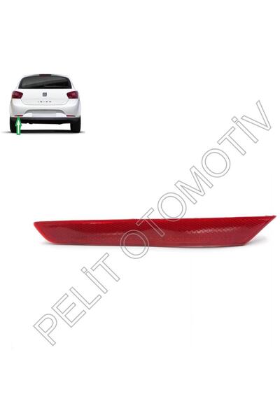 PELİTOTOMOTİV عاكس المصد الخلفي لمقعد إيبيزا يسار 6J4945105ج (2013-2017)