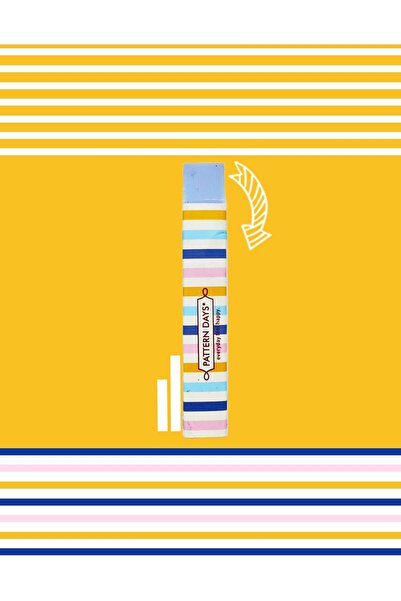 Kağıt Gemi Dükkan Guma lungă cu dungi albastre