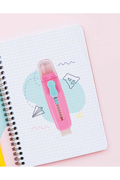 Kağıt Gemi Dükkan Guma de șters cu pensulă pentru stilou roz