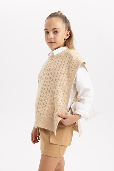 DeFacto Трикотажна кофта для дівчинки Suveter Crew Neck X9524a623wn