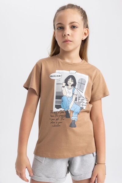 DeFacto Girl's Cargo Fit Shorts B0841a823hs