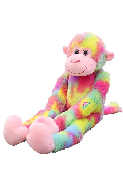 Shem Peluş Maymun Uyku Arkadaşım Yumuşak Renkli Maymun 60 Cm (1 ADET FİYATIDIR).