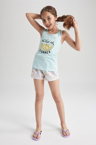 DeFacto Gemusterte Badeshorts für Mädchen Z5821a623hs