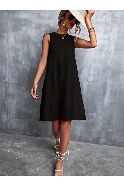 Moka Shopin Γυναικείο φόρεμα Aerobin με λαιμόκοψη