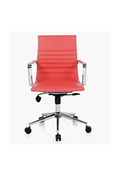 Aykan Ofis Riva Kırmızı Çalışma Koltuğu – Ergonomik Tasarım