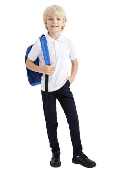 SeaBubbles School Pants - Ribbed Waist and Elastic