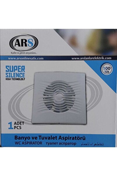 Ars 100 Lük Banyo Aspiratörü