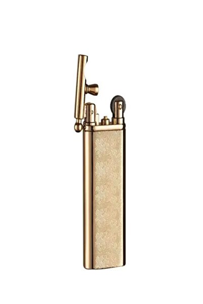 HK GİFT SHOP Mini Retro tekerlek çakmak bütan gaz çakmak taşınabilir Metal çakmak