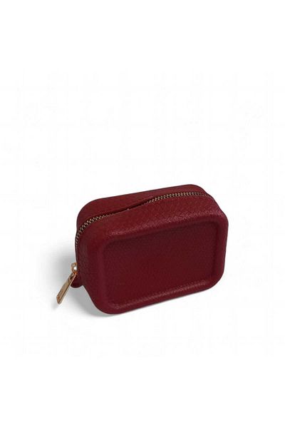 Gead Mini Geantă Burgundy Square - Portofel cu parfum aromat din silicon