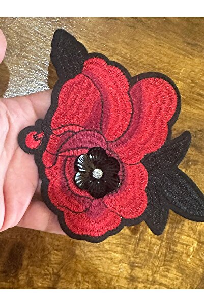 Gönülden Tasarım 14x14 cm Broderie Florală Adezivă Cu Fier de călcat - Aplicație Armadikış