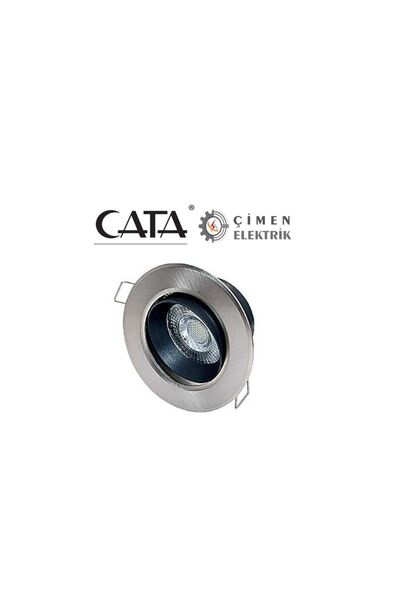 Cata 2 Adet Ct 5252 Cata 6w Satin Gövde Led Spot Günışığı 3200k