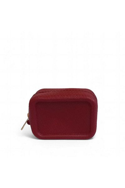 Gead Mini Geantă Burgundy Square - Portofel cu parfum aromat din silicon