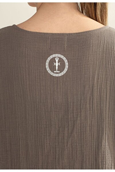 ARİNNASİDE Muslin Women's Thick Strap Triangle Dress