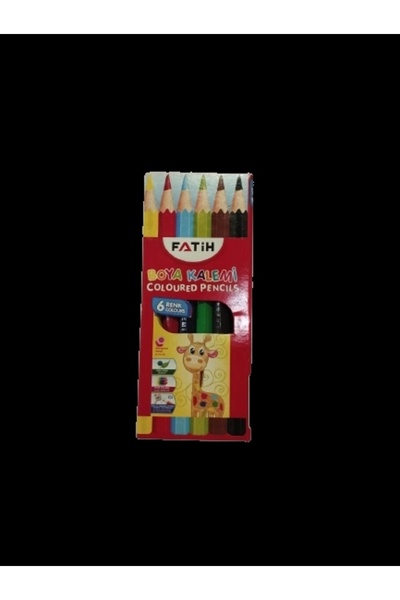 Fatih قلم طلاء جاف نصف حجم 6 ألوان