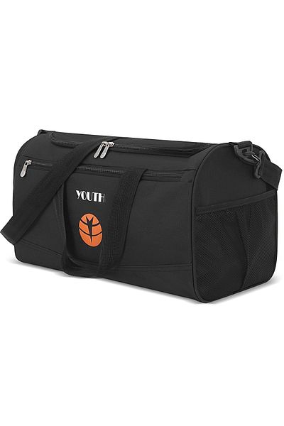 Youth Black Unisex Sports Bag - Travel Cabin Size Hand Suitcase