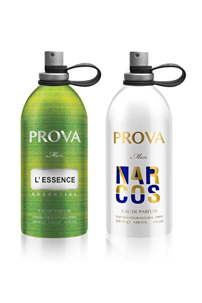 prova L'Essence 100 ml ve Narcos EDP 120 ml Erkek Parfüm Seti