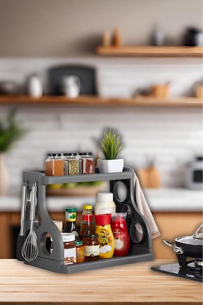 Heredot Mithra Life Grey Color Countertop Organizer - Mit1066