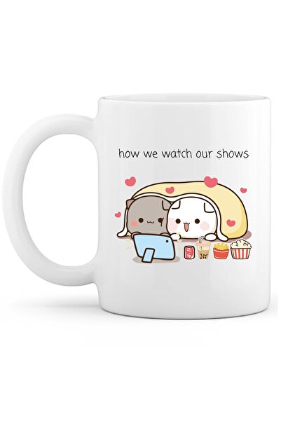 OXVİN بوبو دودو "كيف نشاهد عروضنا" كوب القهوة إصدار خاص (مفرد) بورسلين