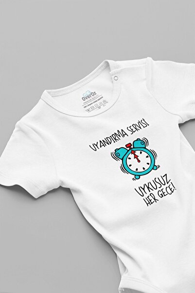 Overoz خدمة الاستيقاظ - بدلة أطفال مصنوعة من القطن العضوي بنسبة 100%، بدلة أط...