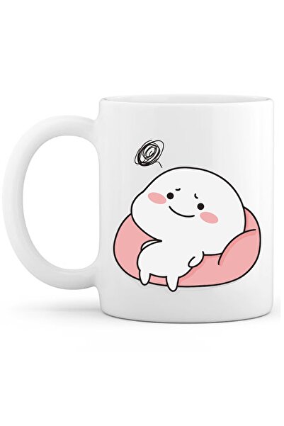 OXVİN Smart Mixed Bubu&Dudu Coffee Cup Special Edition (Single) Porcelain