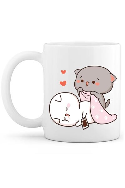 OXVİN هدية Bubu Dudu Good Night Coffee Cup إصدار خاص (مفرد) بورسلين