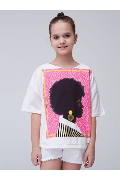 Escabel Tricou cu imprimeu Cool Woman pentru fete