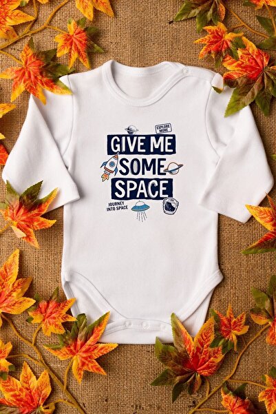 Overoz Give Me Some Space - بدلة أطفال فضائية، 100% قطن، بأكمام طويلة، بذلة ب...