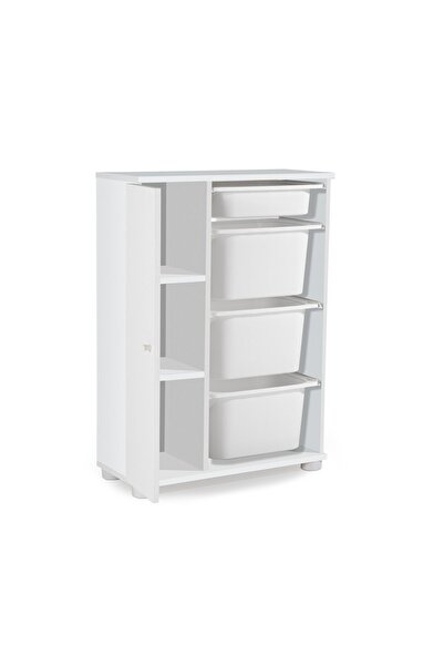 CAPLOONBA PLUS Oyuncak Dolabı Küçük Beyaz
