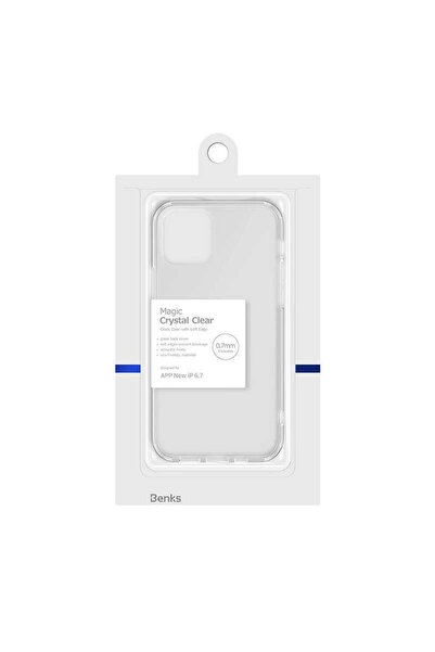 Benks Iphone 12 Pro Max Kılıf Magic Crystal Clear Glass Kapak