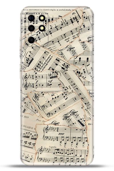 cupcase Reeder S19 Max Pro-S Case Flexible Silicone Camera Protection 4K Patterned Design - Best Musical Note