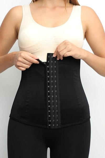 AVENNİES Strapless Latex Corset Instantly Slimming 2 Sizes Postpartum Anti-Sagging Waist and Belly Firming