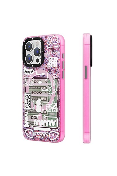 Youngkit iPhone 15 Pro Max Uyumlu Kılıf Magsafe Şarj Özellikli Youngkit Dark ...