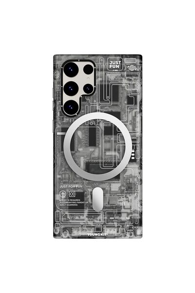 Youngkit Galaxy S23 Ultra  Uyumlu Kılıf Magsafe Şarj Özellikli YoungKit Techn...