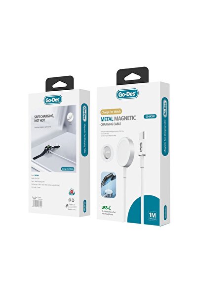 Go-Des Watch Serisi Uyumlu Akıllı Saat Wireless Type-c Şarj Kablosu Go Des Gd-uc591