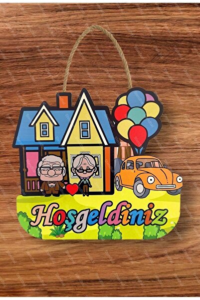 Stendhal Old Sweet Couple Themed Modern Door Ornament - Look Up