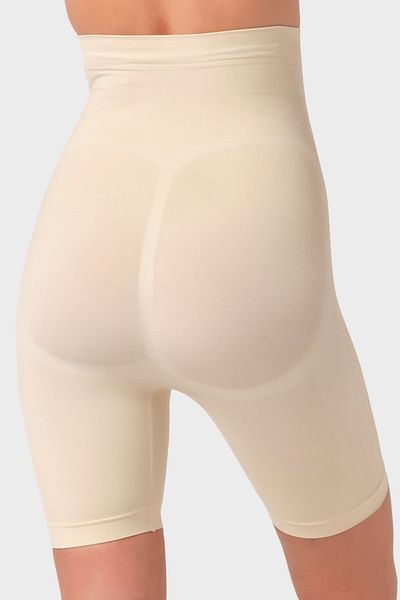 OXVİN Women's 1 Size Waist, Hip, Hip Slimming Skin Colored Shaper Push Up Shorts Corset