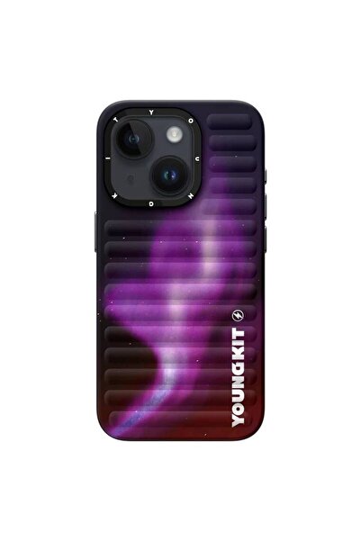 Youngkit iPhone 15 Uyumlu Kılıf Kuzey Işıkları Desenli Youngkit Aurora Serisi...