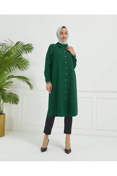 Wazze Stone Detailed Sleeve Tunic