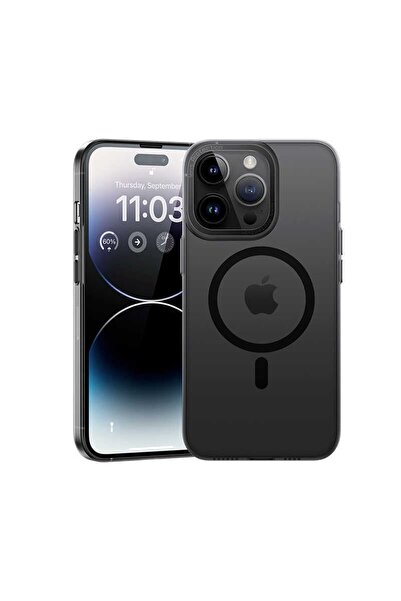 Benks Iphone 14 Pro Kılıf Sararmayan Wireless Şarj Destekli Magnetik Haze Kapak