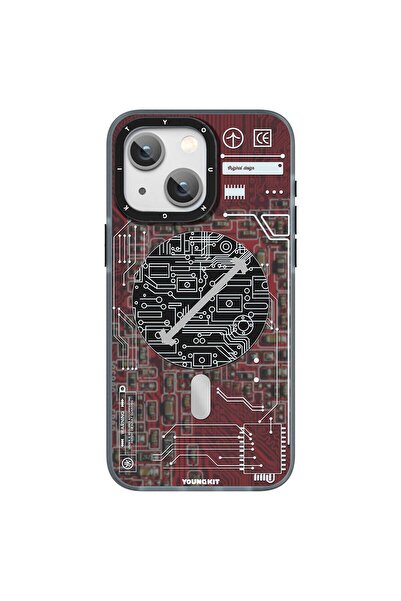 Youngkit iPhone 15 Plus Uyumlu Kılıf Magsafe Şarj Özellikli YoungKit Technolo...