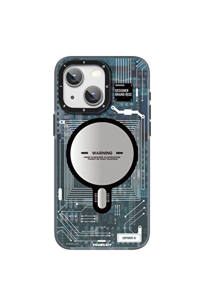 Youngkit iPhone 15 Plus Uyumlu Kılıf Magsafe Şarj Özellikli YoungKit Technolo...